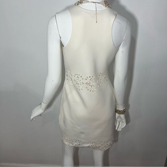 Lovers + Friends Stella Ivory Laser Cut‎ Dress -- L - Picture 10 of 16